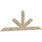 Ekena Millwork Saratoga Rough Sawn Timber Gable Bracket, Douglas Fir, 108"W x 36"H x 2"D x 6"F, 8/12 Pitch GBW108X36X0206SAR00RDF - alternate 2
